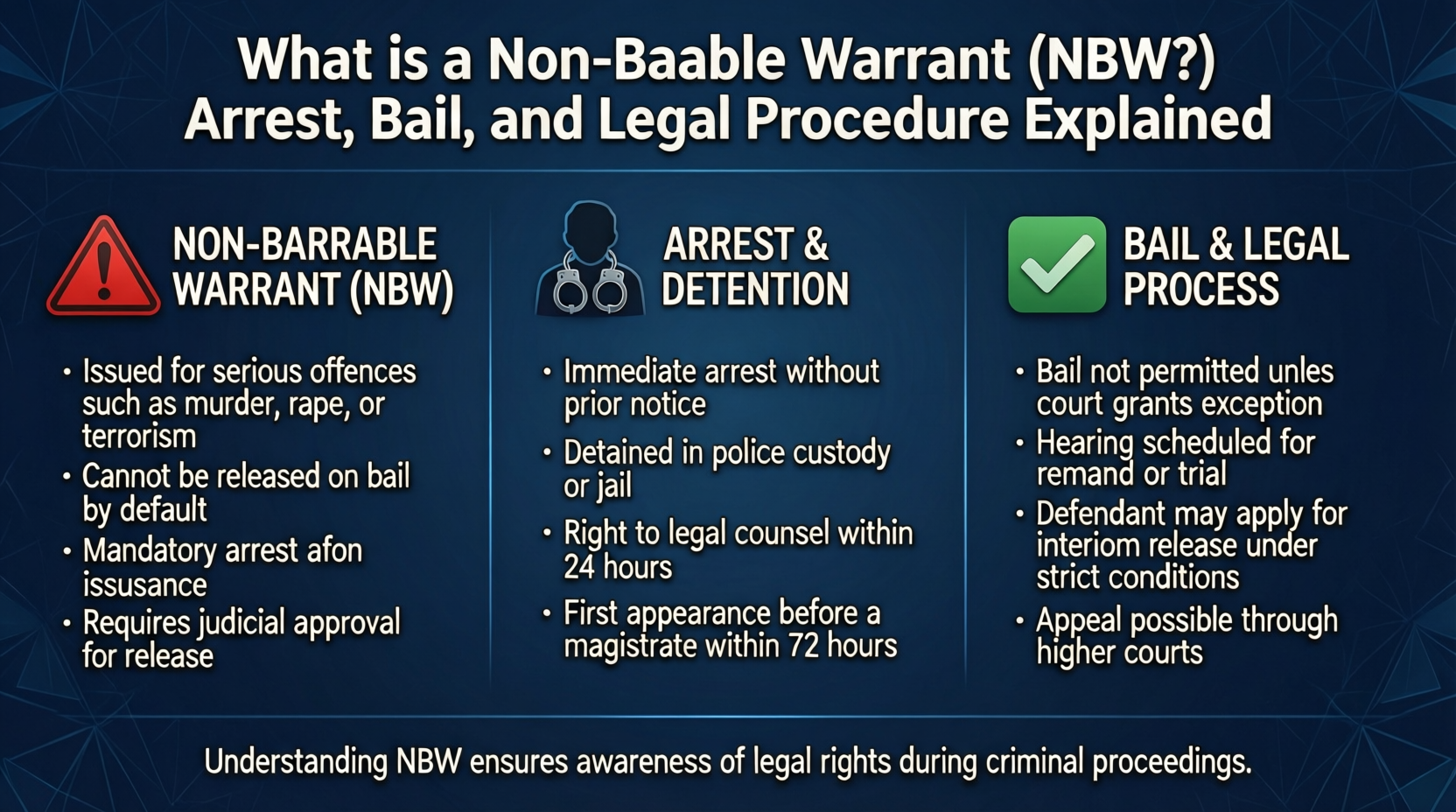 Non-Bailable Warrant