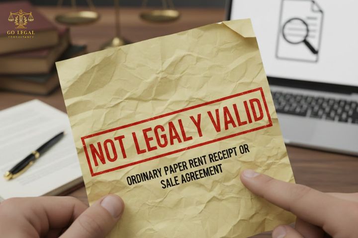 Ordinary Paper Rent Receipt or Sale Agreement Not Legally Valid – What Every Property Owner Must Know