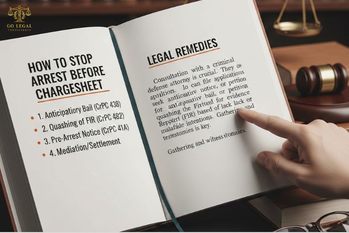 How to Stop Arrest Before Chargesheet