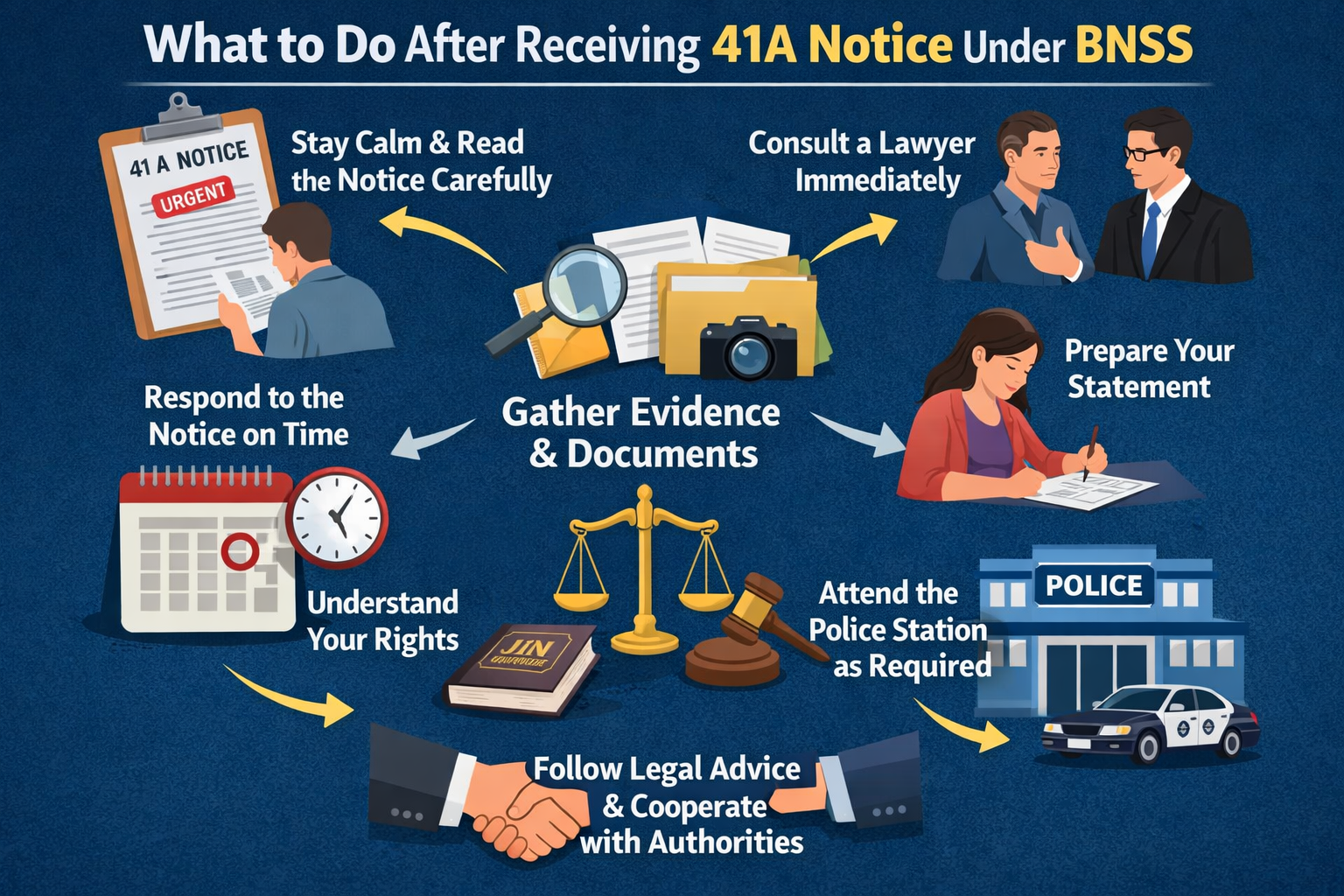 What to Do After Receiving 41A Notice Under BNSS – Complete Legal Guide