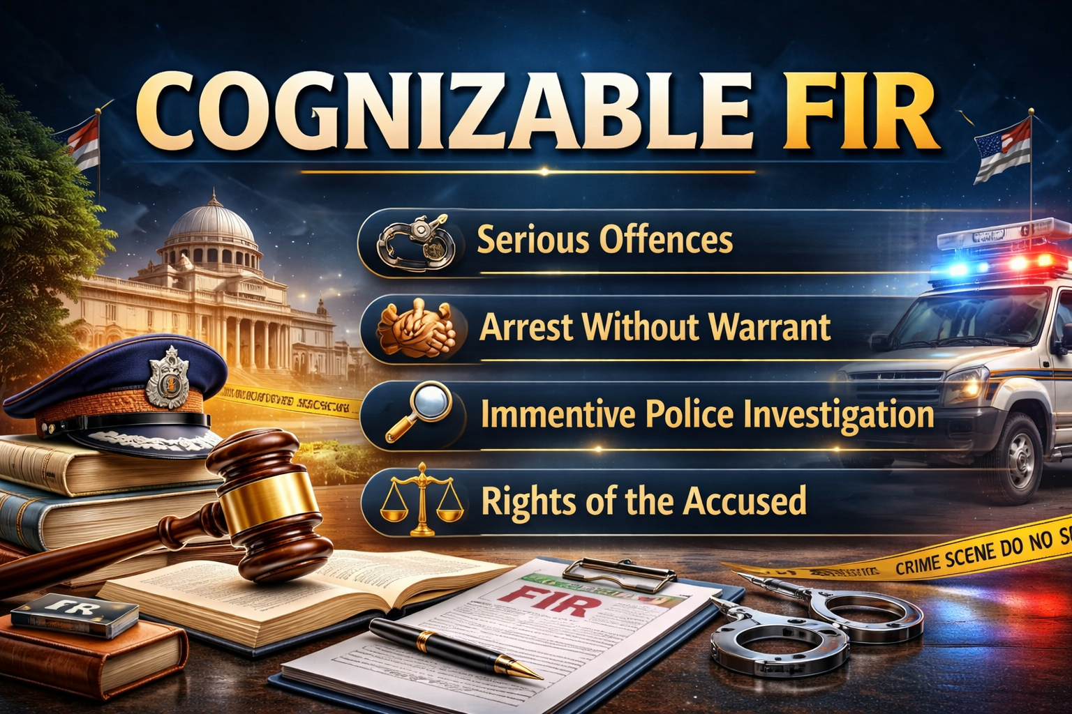 Cognizable FIR: Meaning, Process and Police Powers