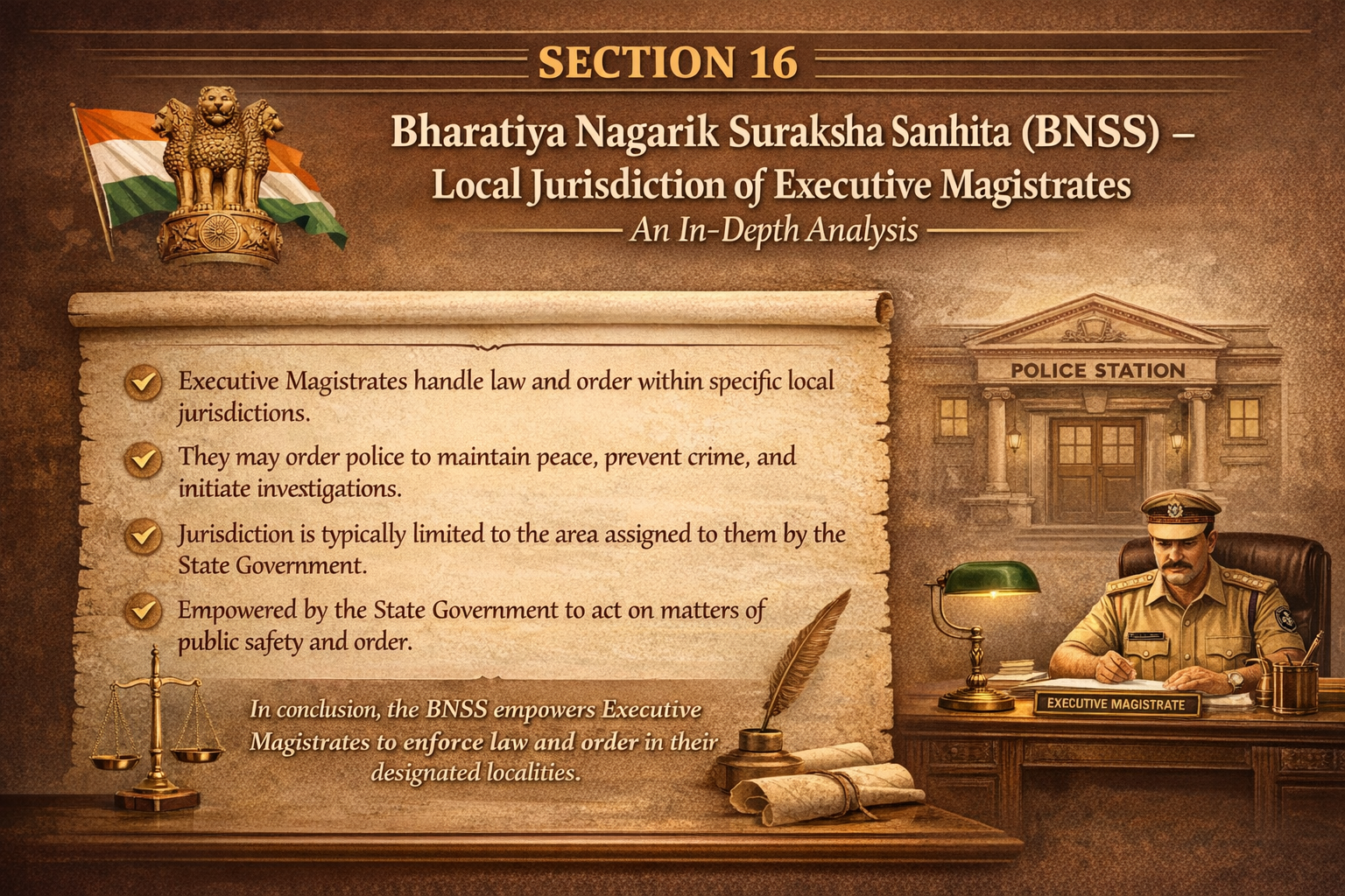 Section 16 – (BNSS) – Local Jurisdiction of Executive Magistrates: An In‑Depth Analysis