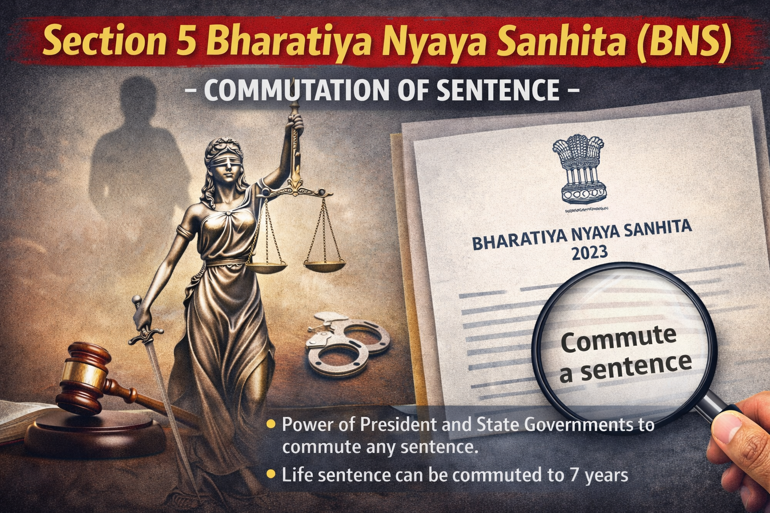 Section 5 BNS – Commutation of Sentence