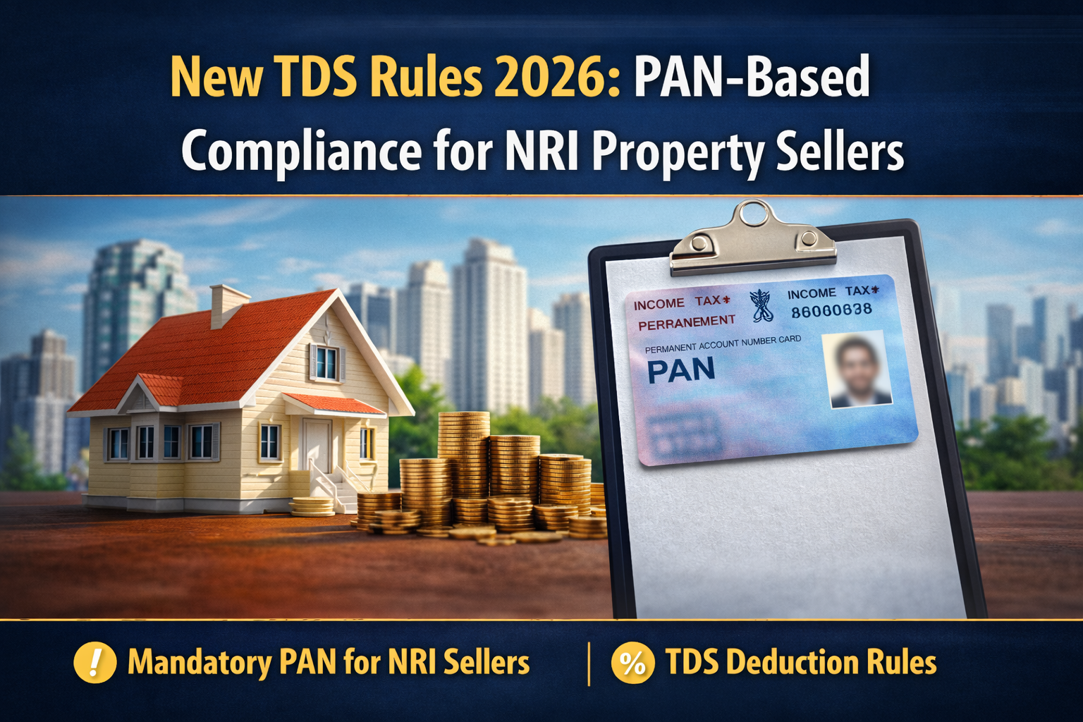 New TDS Rules 2026: PAN-Based Compliance for NRI Property Sellers