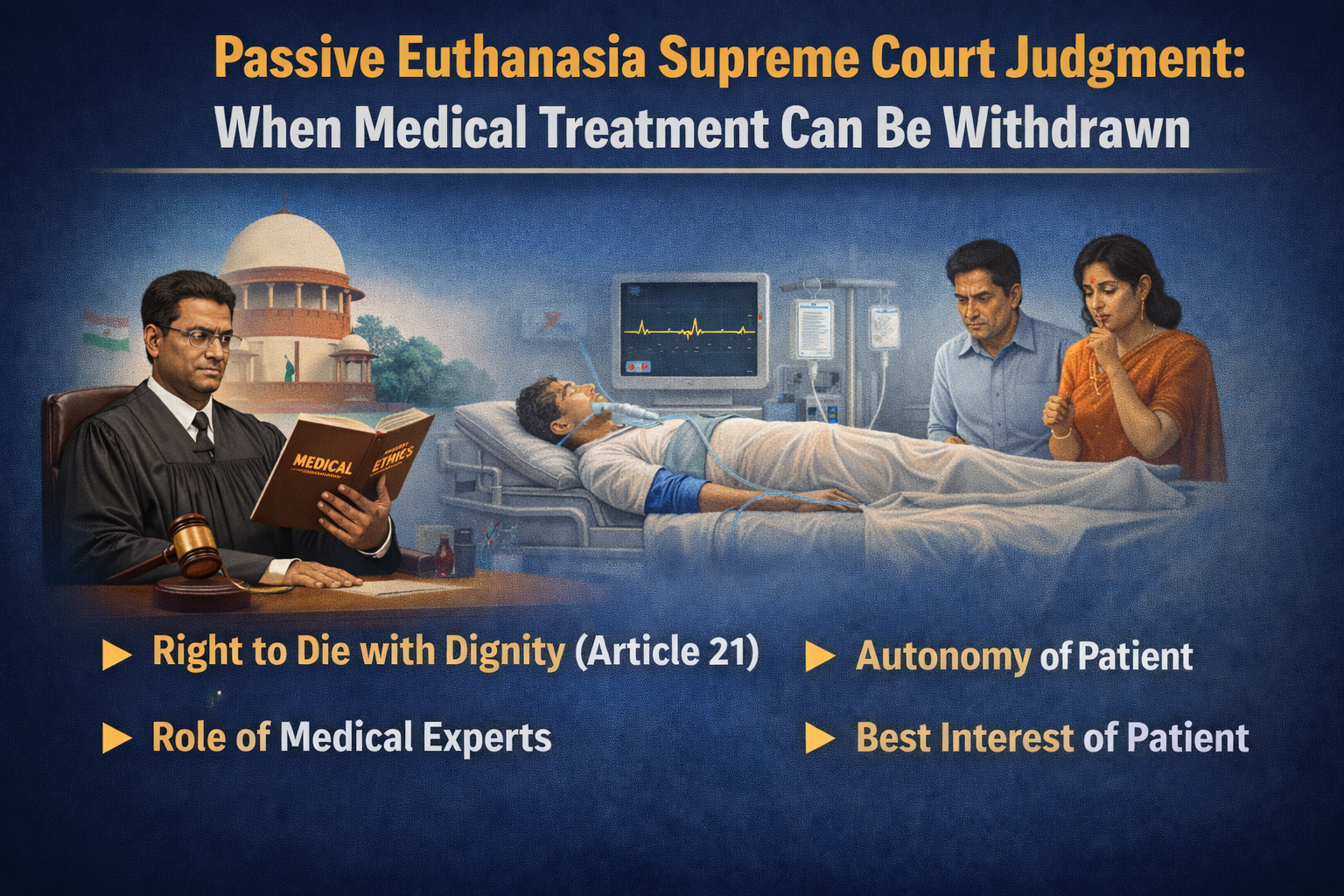 Passive Euthanasia Supreme Court Judgment: When Medical Treatment Can Be Withdrawn