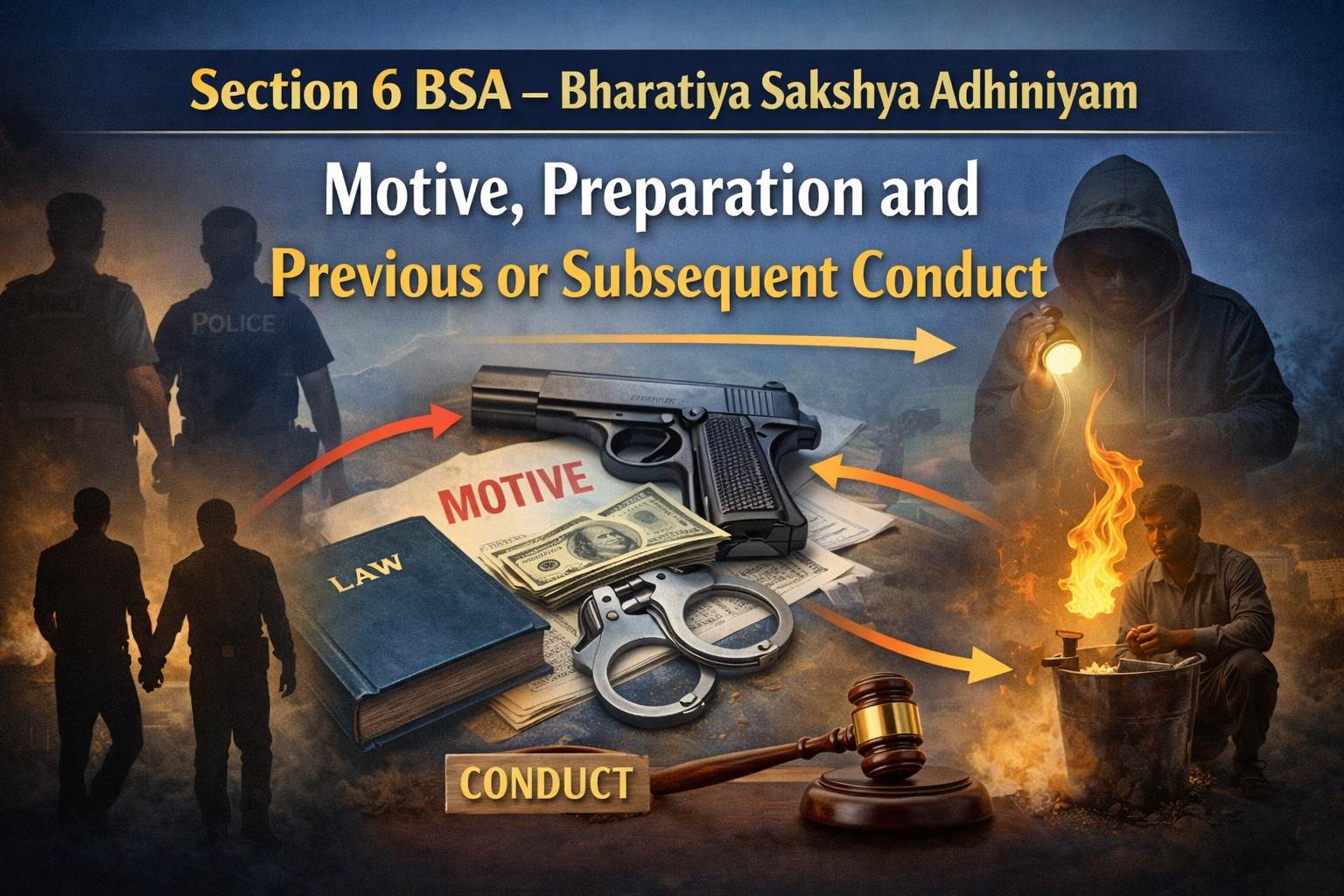 Section 6 BSA – Motive, Preparation and Previous or Subsequent Conduct
