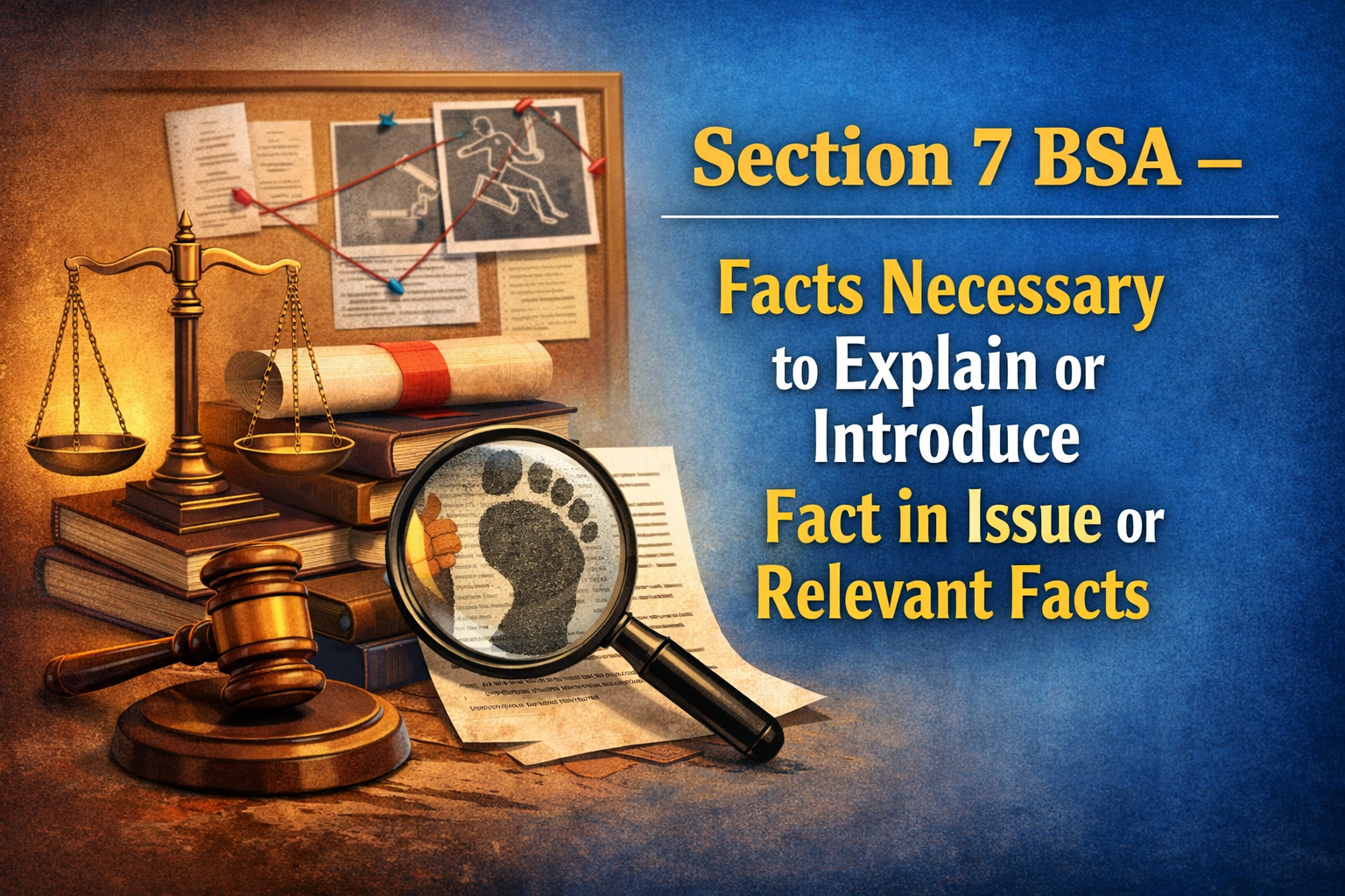 Section 7 BSA – Facts Necessary to Explain or Introduce Fact in Issue or Relevant Facts