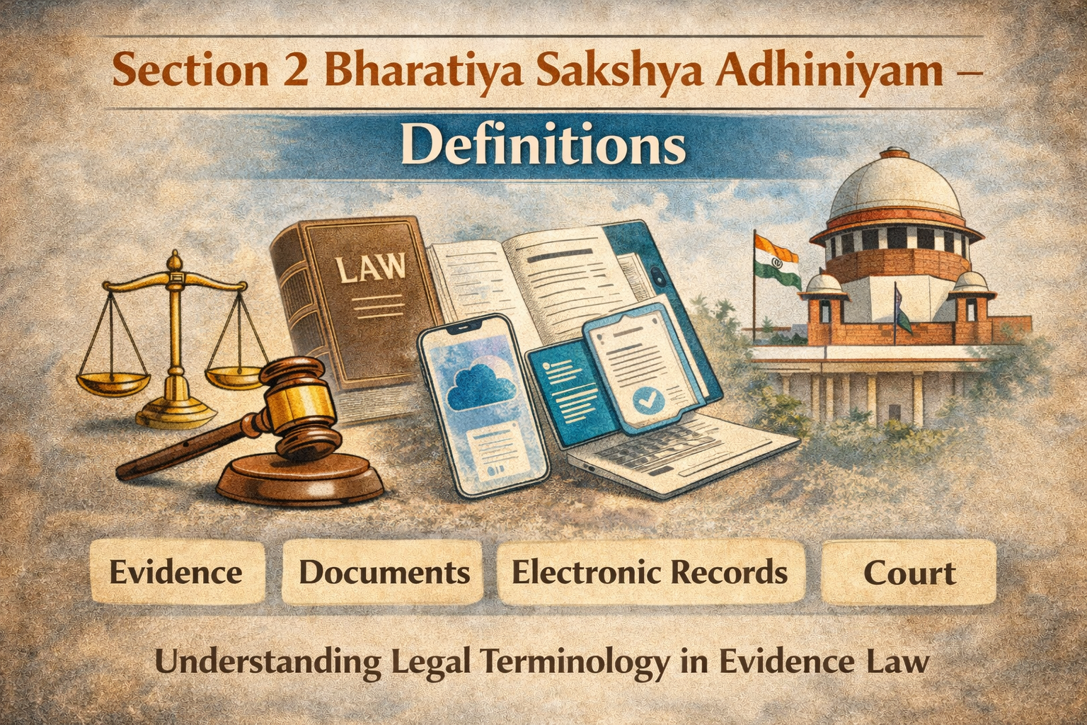 Section 2 Bharatiya Sakshya Adhiniyam – Definitions