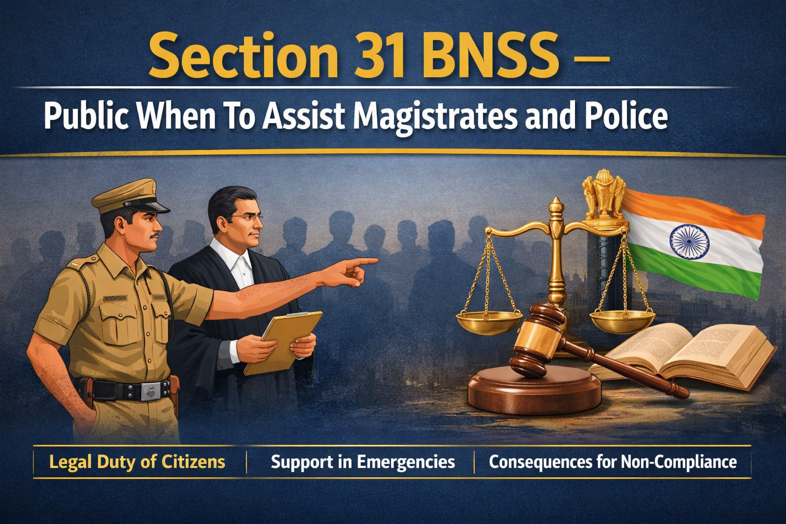 Section 31 BNSS – Public When To Assist Magistrates and Police