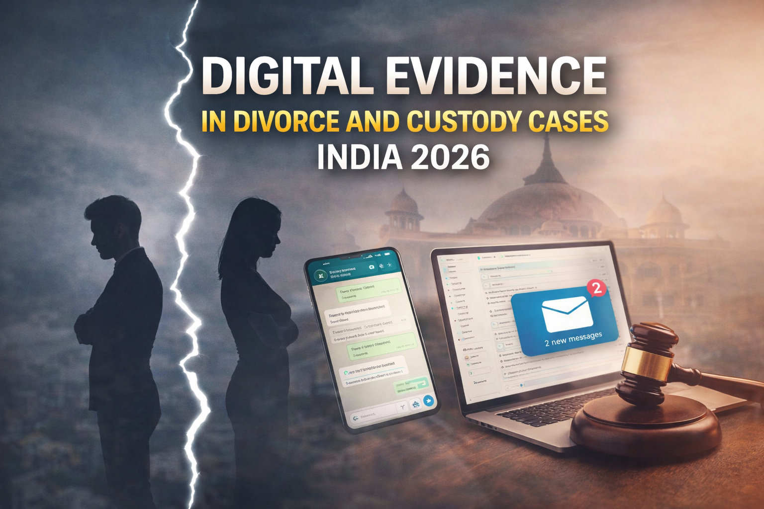 Digital Evidence in Divorce and Custody Cases India 2026