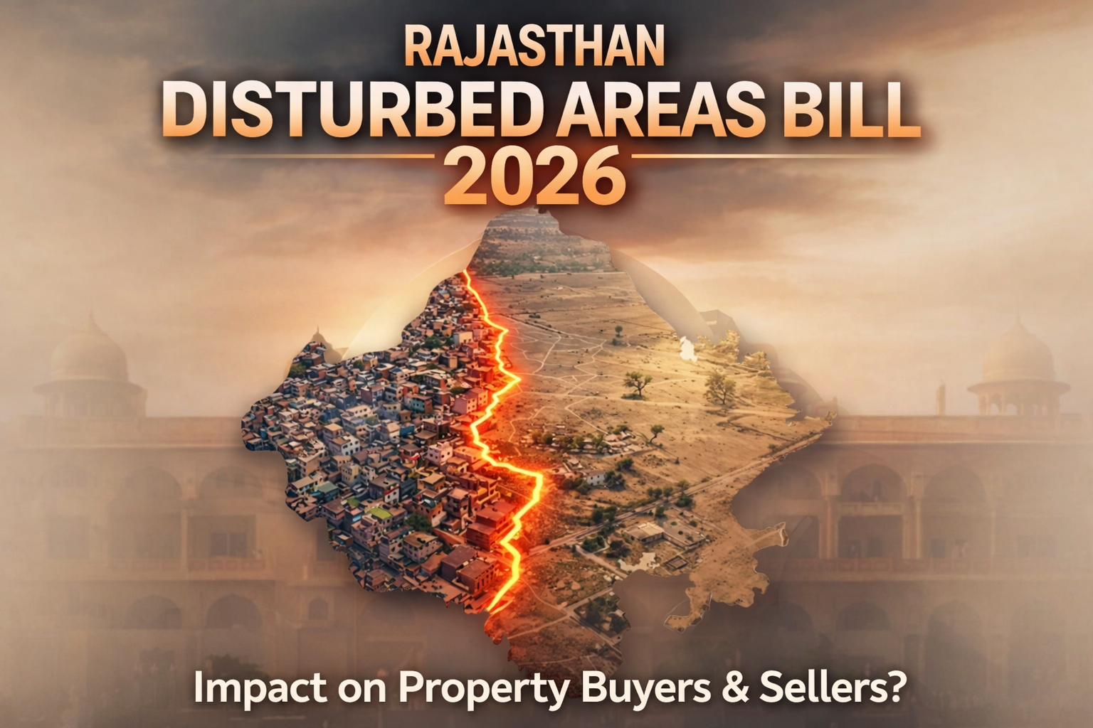Rajasthan Disturbed Areas Bill 2026 — What Will Be the Impact on Property Buyers?